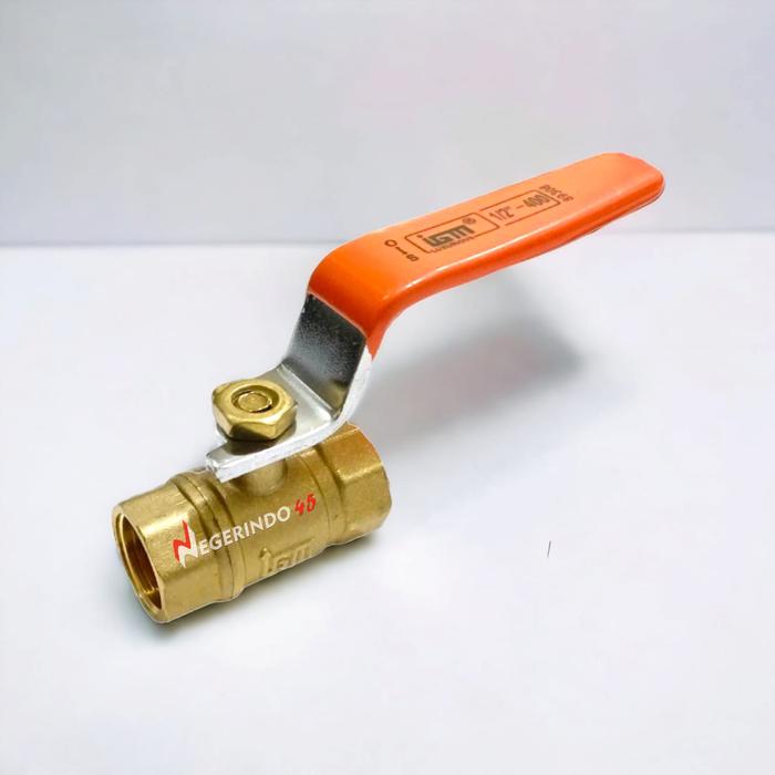 Gambar STOP KRAN KUNINGAN 1/2 3/4 1" BALL VALVE KRAN AIR IGM - 1/2" dari Negerindo45 undefined Tokopedia