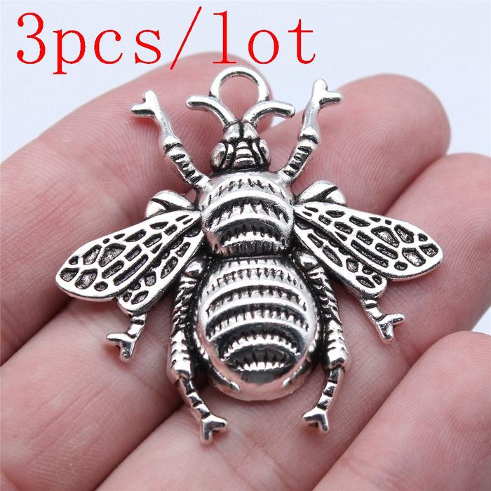 Gambar Charms Untuk Membuat Perhiasan Liontin Lebah Besar Diy Kerajinan dari sera_shoop undefined Tokopedia