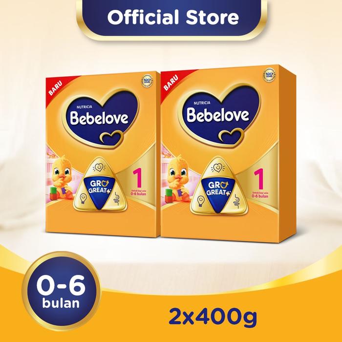 Gambar Jual Bebelove 1 Formula Bayi Bubuk 400 gr x 2 Berkualitas dari liorabrianna shop undefined Tokopedia