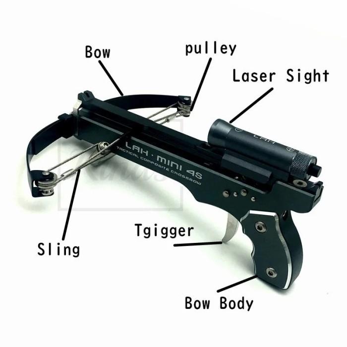 Gambar Mini Crossbow Super Aluminum Alloy Material Powerful Hunting Fish dari sriida store undefined Tokopedia