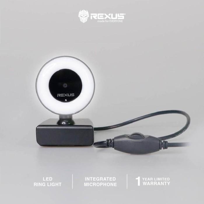 Jual Rexus Webcam Stream Alva SW-RX02 With Mic Ring Light