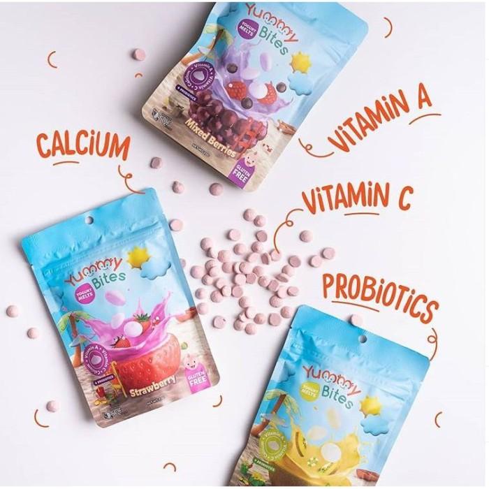 Gambar best seller yummy bites - yogurt melts mixed berries 20g good product dari TIGADUA STORE76 undefined Tokopedia