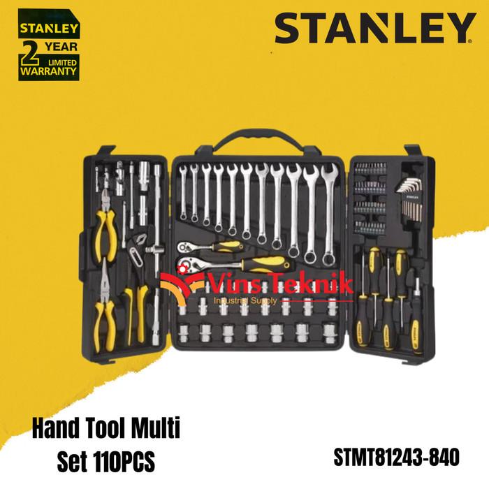 Gambar ready STANLEY Home tools set 110pcs Perkakas Tangan Set STMT81243-840 dari Belimbingsk Store undefined Tokopedia