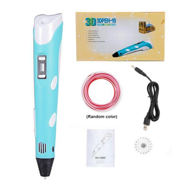 Gambar [] 3D Printing pen 3D Printer Arts Pen Making Doodle Arts & Crafts USB - Biru dari Ehan Ali Store undefined Tokopedia