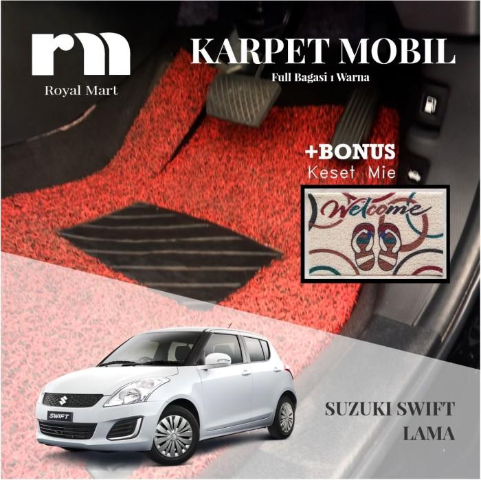 Gambar KARPET MOBIL-SWIFT LAMA FULL BAGASI 1 WARNA - BLACK dari Royal Mart Official undefined Tokopedia