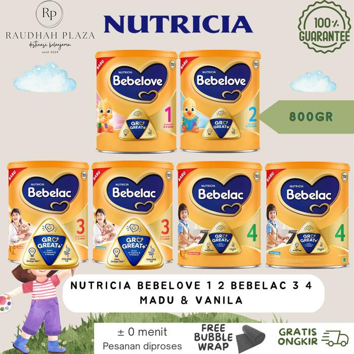 Gambar Bebelove Bebelac 1 2 3 4 Susu Formula Anak Nutricia Madu Vanila 800gr dari YUDHIA6543 undefined Tokopedia