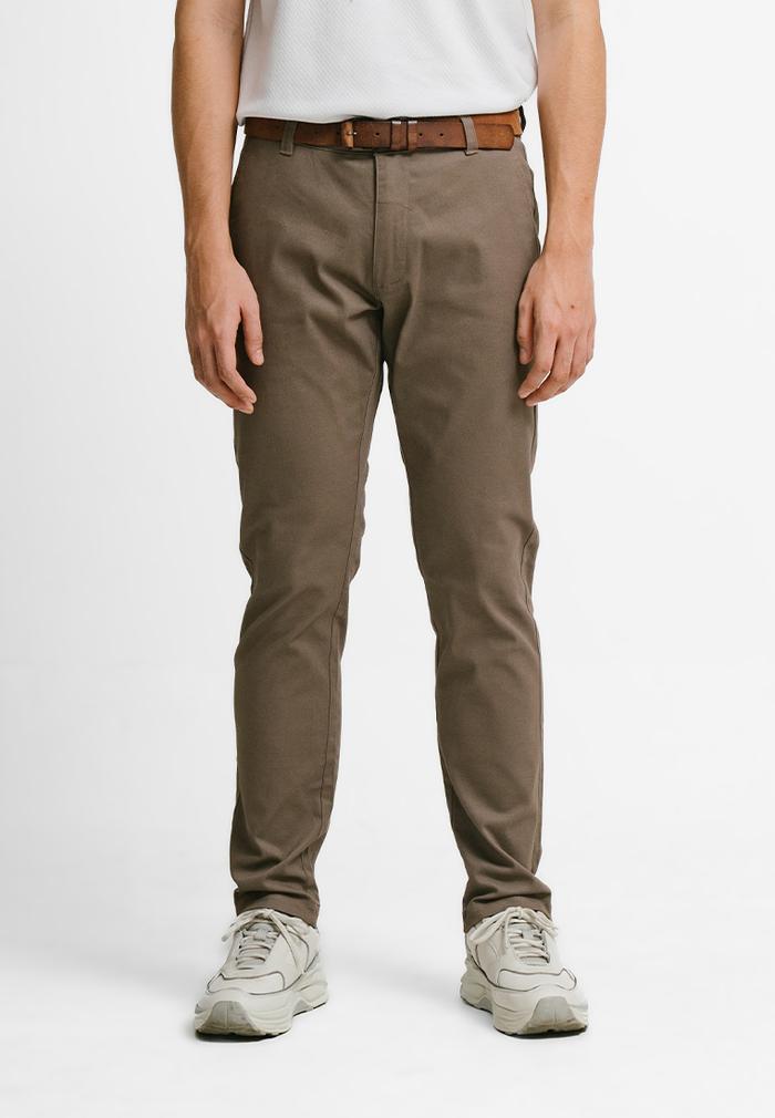 Gambar MEN'S TOP Celana Panjang Pria Chino Pants Slim Fit ZION - DARK BROWN - 33 dari Men's Top Official undefined Tokopedia