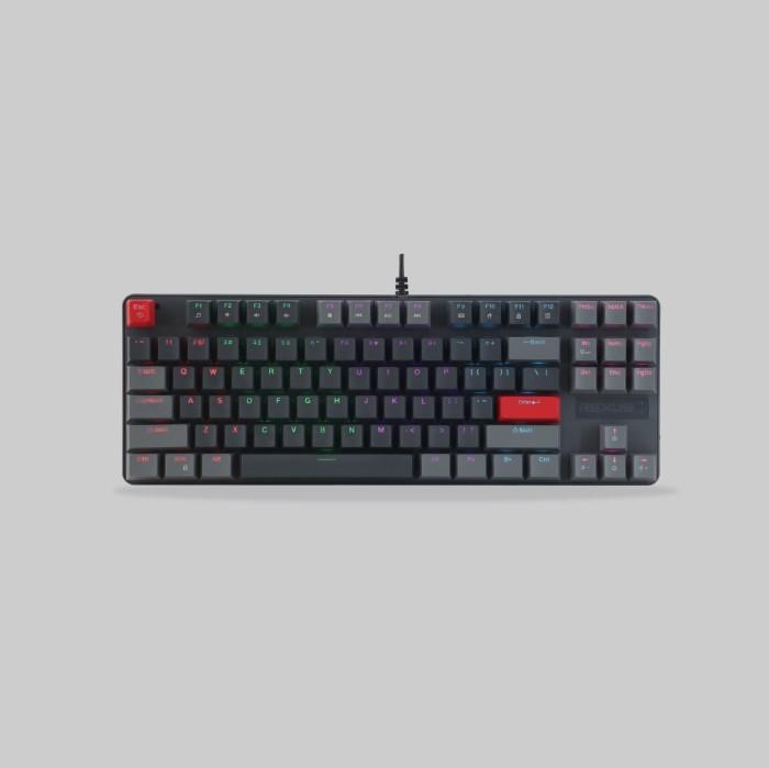 Gambar Rexus Keyboard Gaming Heroic KX4 Mechanical TKL RGB Led RX-KX4 - Black, Blue SW dari Mitra Ecomm undefined Tokopedia