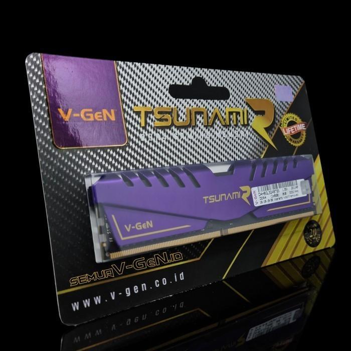 Jual RAM Gaming Tsunami R DDR4 (1x8gb) 8GB 3333MHz V-GEN GB 3333