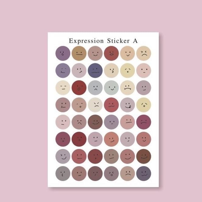 Jual 📏 Smiley Sticker Stiker Lucu Aesthetic Sticker DIY Bullet Journal ...