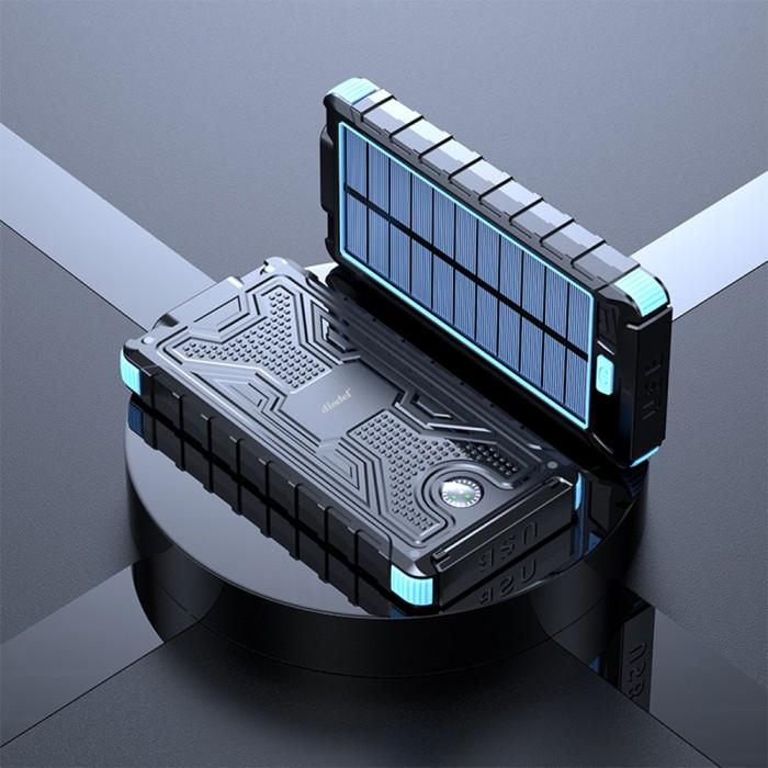 Gambar Diodel 10.000 mAh Dual USB Solar Power Bank 2X LED Flashlight - dari jaudamunifah undefined Tokopedia