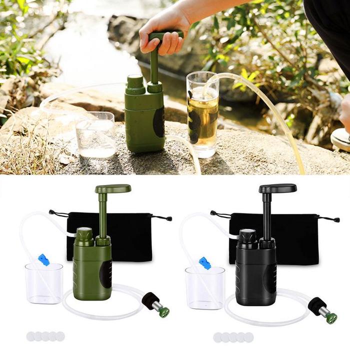 Gambar Outdoor Survival Water Purifier Survival Filtration Portable Gear dari FARZA MALL undefined Tokopedia