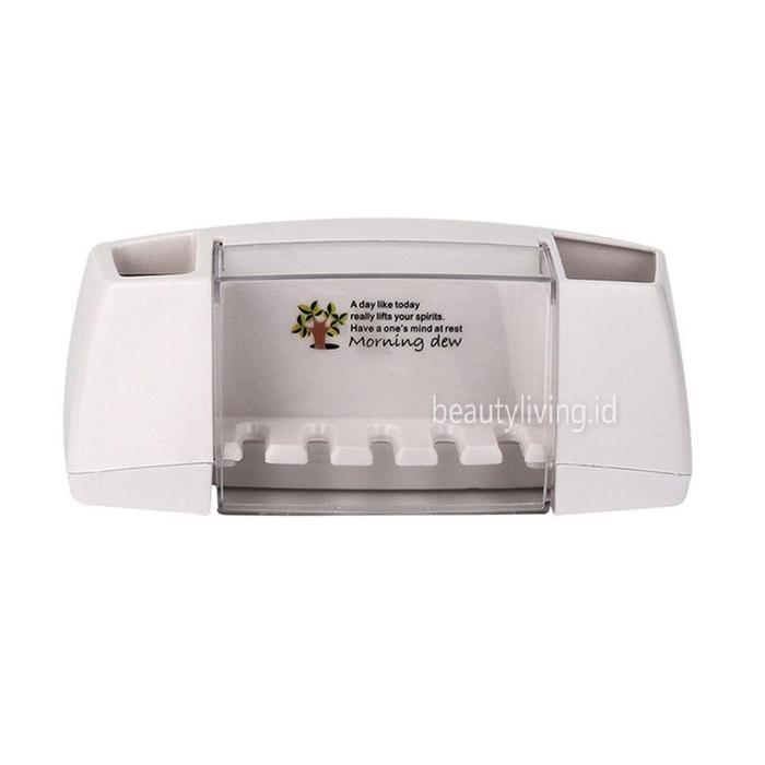 Gambar Multifunctional Toothbrush Holder Bathroom Accessory Adhesive Storage dari dhavitpridestore1 undefined Tokopedia
