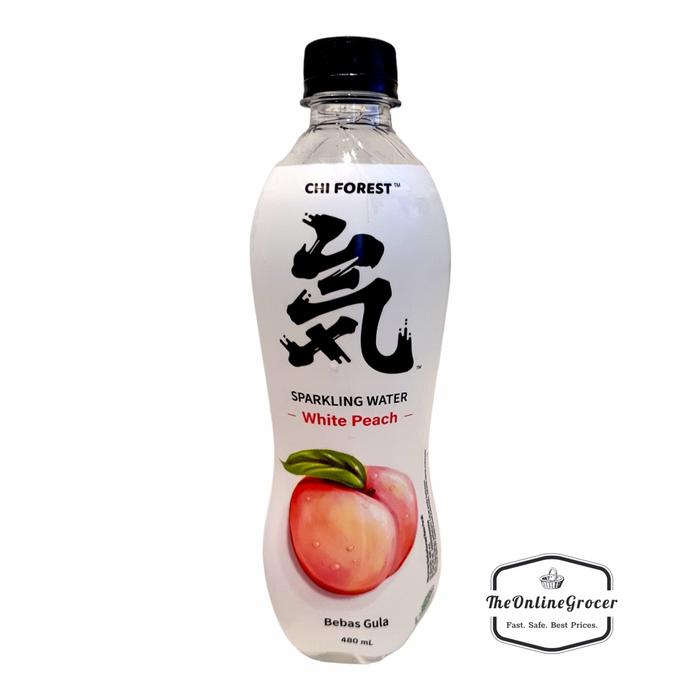 Gambar Chi Forest Sparkling Water White Peach 480 ml - Air Soda Rasa peach dari almeera data store undefined Tokopedia