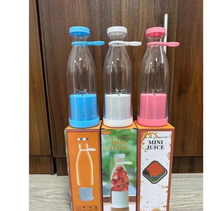 Gambar Blender Jus Buah Portable Mini USB Blender Juicer Botol Wireless - Biru dari HanyaBeli Store undefined Tokopedia