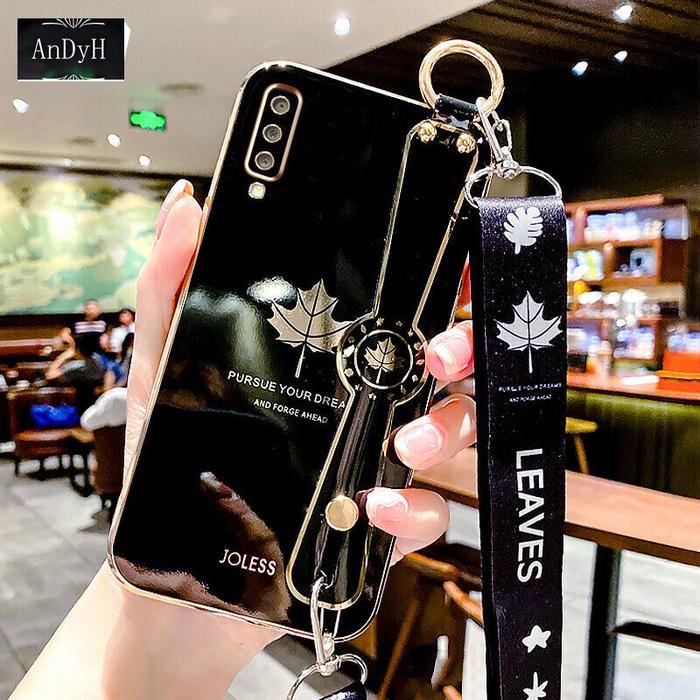 Gambar Wristband Maple Leaf Pattern Phone Case For Samsung Galaxy A7 2018 dari Yasirdesain undefined Tokopedia