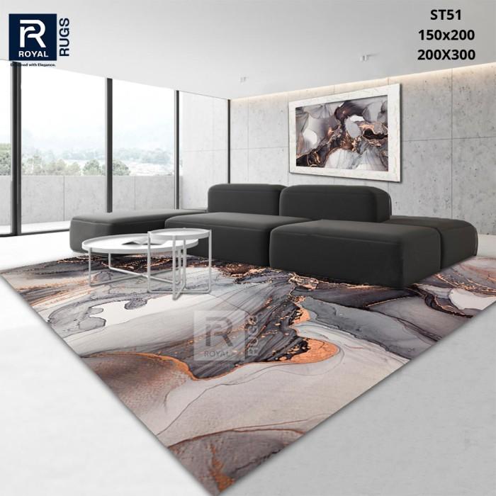 Gambar Karpet Permadani Royal Rugs 150x200 200x300 Stone Wood Collection - ST51, 150X200 dari Toko Karpet Indah_NEW undefined Tokopedia