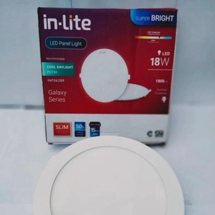 Gambar Lampu Downlight LED Inlite INPS 626R 18 Watt IN-lite Panel Bulat 18W - Putih6500K dari Smart Home Equipment undefined Tokopedia