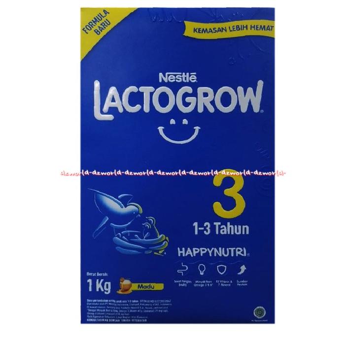 Gambar Nestle 1kg Lactogrow 3 Rasa Madu Susu Formula 1-3tahun lactogen 3 dari ItmaSahriStore undefined Tokopedia