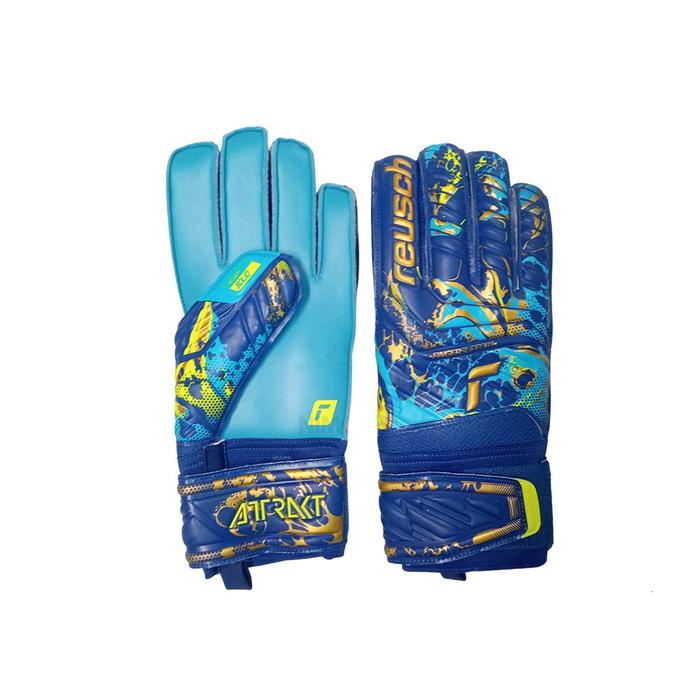 Gambar SARUNG TANGAN KIPER REUSCH ATTRAKT SOLID FINGER SUPPORT 4433 - BLUE - 8 dari RANK SPORTS undefined 5 Tokopedia