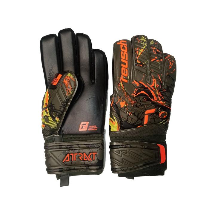 Gambar SARUNG TANGAN KIPER REUSCH ATTRAKT GRIP 5555 - GREY ORENS - 10 dari RANK SPORTS undefined Tokopedia