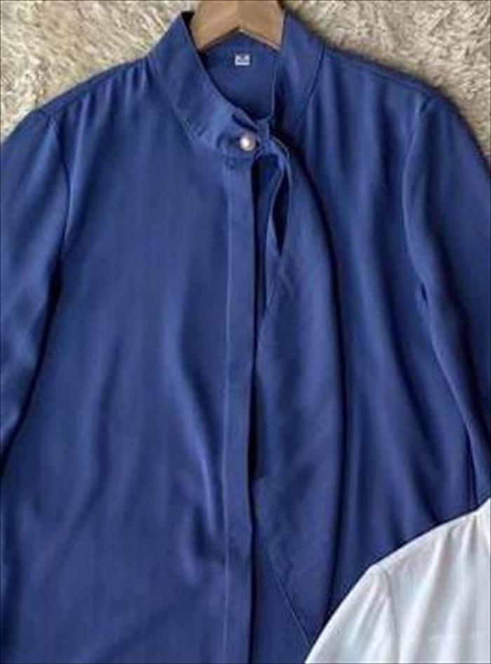 Gambar KEMEJA CASUAL WANITA IMPORT FASHION KEMEJA SIMPLE WOMAN WORK - Biru, XL dari MurahFashion undefined Tokopedia