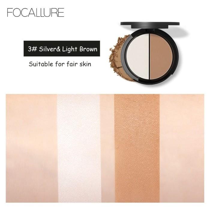 Gambar FOCALLURE Highlight & Contour Powder Palette - 03 dari Kathlee Beauty undefined Tokopedia
