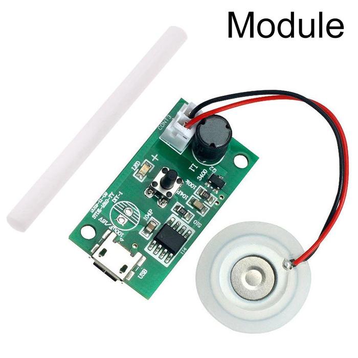 Gambar Modul Atomizer Humidifier USB DC 5V Mist Maker Ultrasonic Ceramic 16mm - Set dari IDT4 undefined Tokopedia