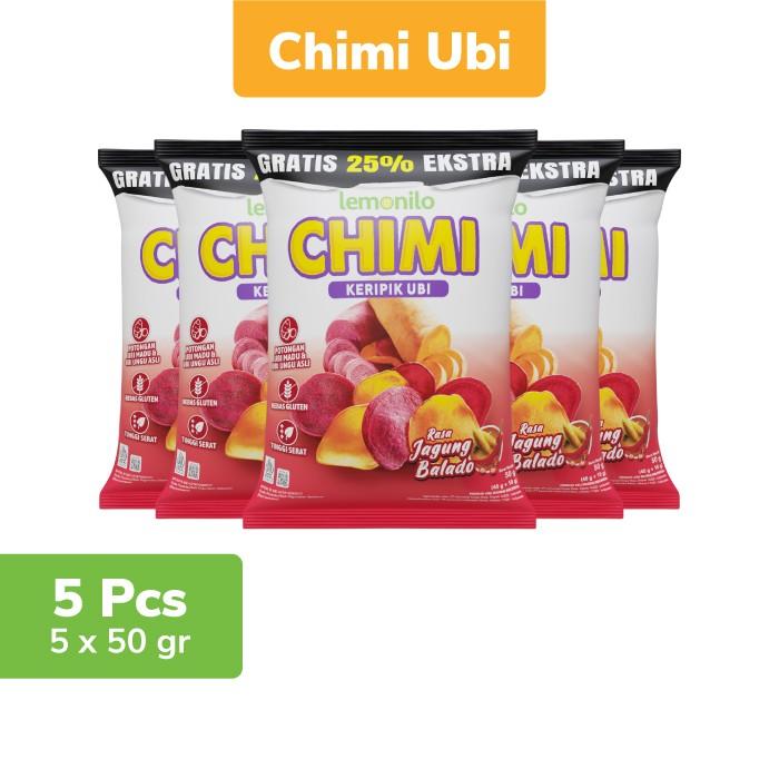 Gambar 5 Pcs Lemonilo Chimi Ubi Jagung Balado 50g Murah dari VIOMALZA_STORE undefined Tokopedia