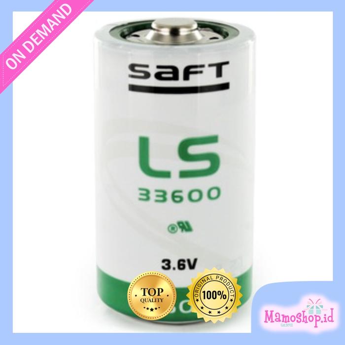Gambar Battery Baterai Batere Batre Lithium Saft PLC LS33600 3.6V D 17000mAh dari kamila, toko undefined Tokopedia