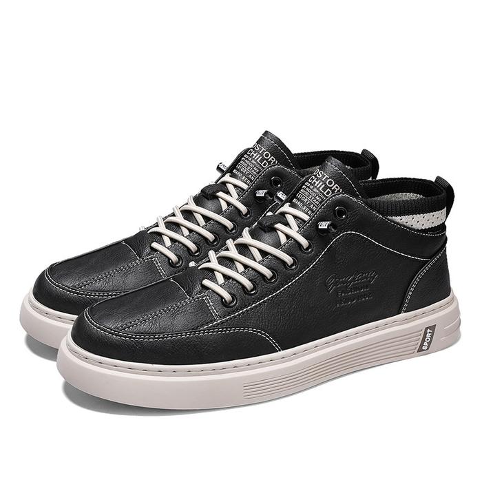 Gambar Sepatu Outdoors Sepatu Lari Olahraga Import Sepatu Sneakers Pria High - Hitam, 39 dari Shoe_garden undefined Tokopedia