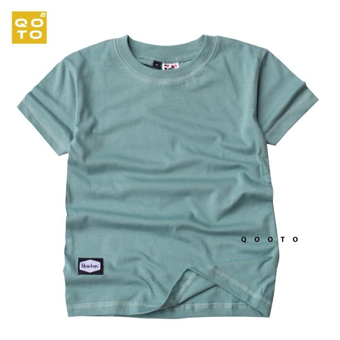 Gambar Baju Anak Laki Laki Distro Umur 1 Sampai 12 Tahun Bahan Cotton 30s 2 - Mineral Green, S dari Qooto undefined Tokopedia
