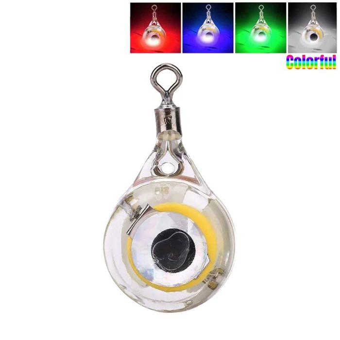 Gambar Fishing Lure Trap Light LED Eye Shape Fishing Squid Bait Luminous Lure - Single-Colorful dari Soya Global undefined Tokopedia