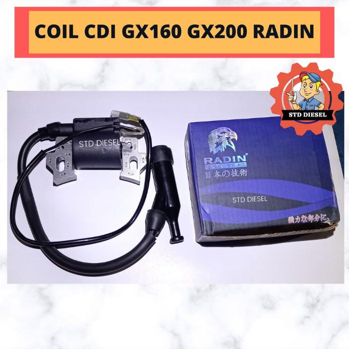 Gambar COIL CDI GX200 GX160 MESIN PENGGERAK BENSIN GASOLINE ENGINE 5 6 7 HP dari riarisma440 undefined Tokopedia