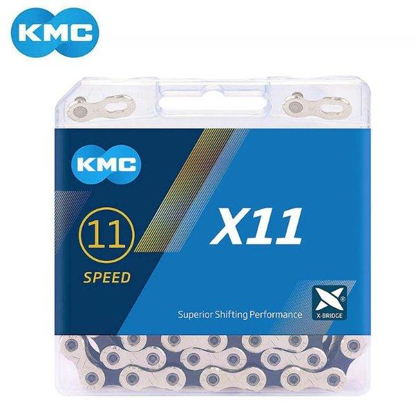 Jual RANTAI SEPEDA KMC 11 SPEED X11 HITAM SILVER MTB SELI ROADBIKE