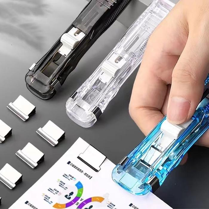 Gambar Creative Paper Stapler Office Supplies Push Clamp dari Laufey undefined Tokopedia