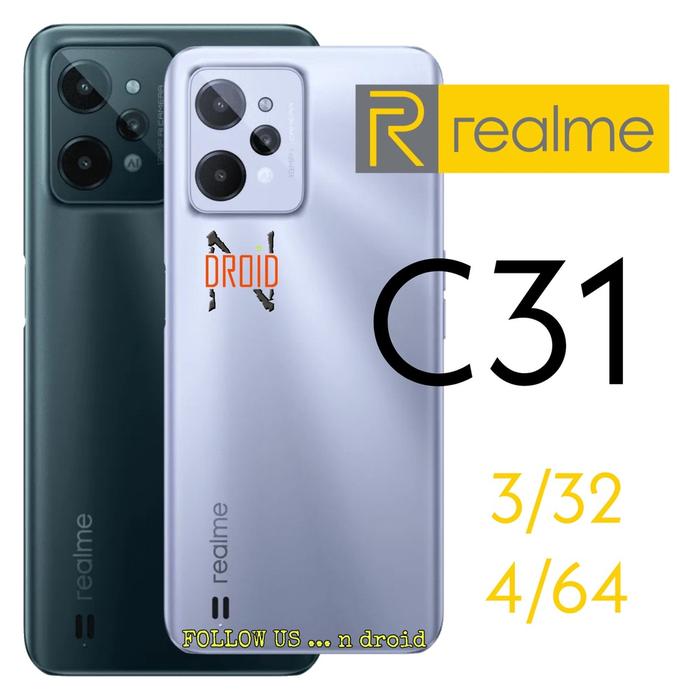 Gambar REALME C31 4/64 3/32 - GARANSI RESMI - HP REALME C31 RAM 3GB RAM 4GB - dari GADGET FRILLS undefined Tokopedia