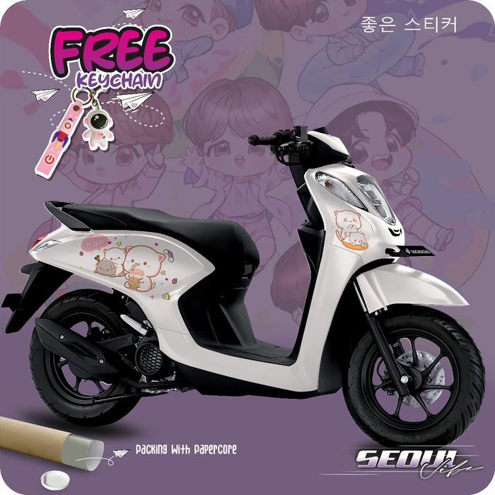 Gambar Decal Stiker Motor Genio Full Body ( Free Keychain ) Lucu Keren Polos - ga1 e, glossi dari Hendy MW undefined Tokopedia