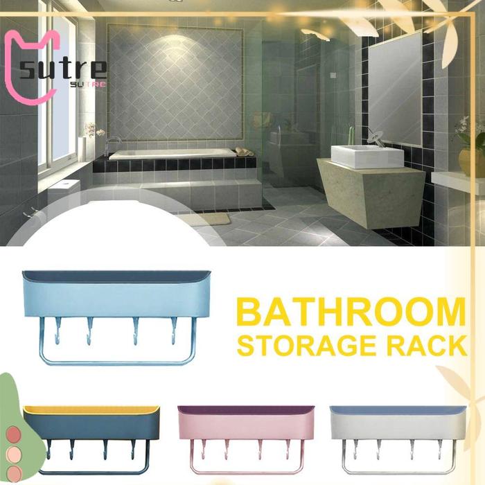 Gambar Sutre Rak Kamar Mandi Organizer High Quality Dengan Pengait Aksesoris dari Toko Hyra 17 undefined Tokopedia