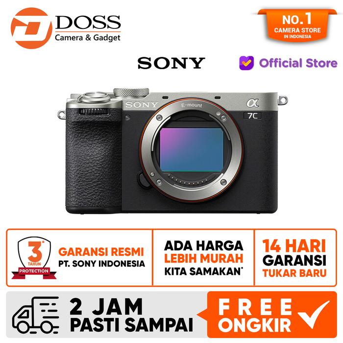 Gambar Sony Alpha A7C II Sony A7CII A7 C II Mirrorless Camera Body Only - Silver dari dossjogja undefined Tokopedia