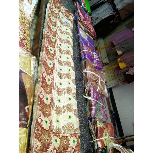 Gambar Kain Sari Saree Lilit Etnik Bordir dari IstiqomahhStore undefined Tokopedia