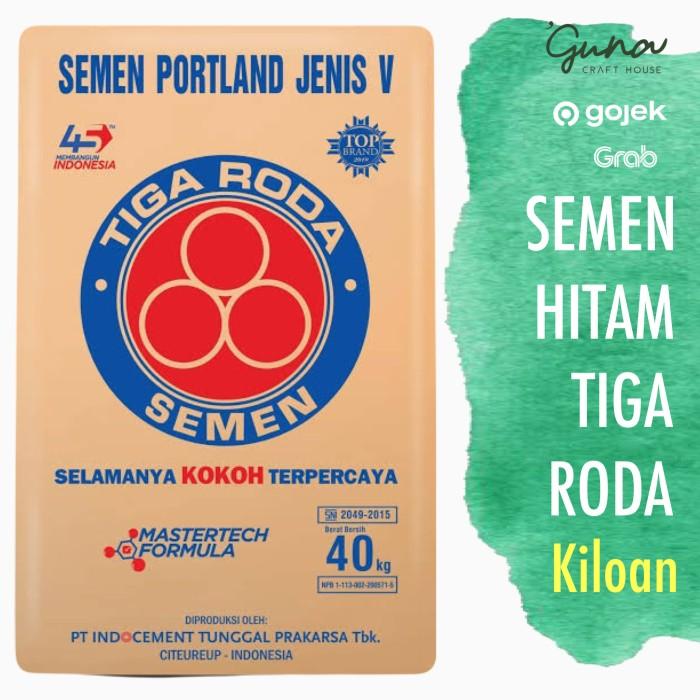 Gambar Semen Kiloan Tiga Roda - Semen Putih - Semen Instant Hitam 1 kg - Semen Hitam dari Guna Craft House undefined Tokopedia