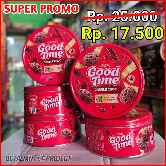 Gambar SUPER PROMO Good Time Double Choc Kaleng 149g - Default dari Gustari Jaya undefined Tokopedia