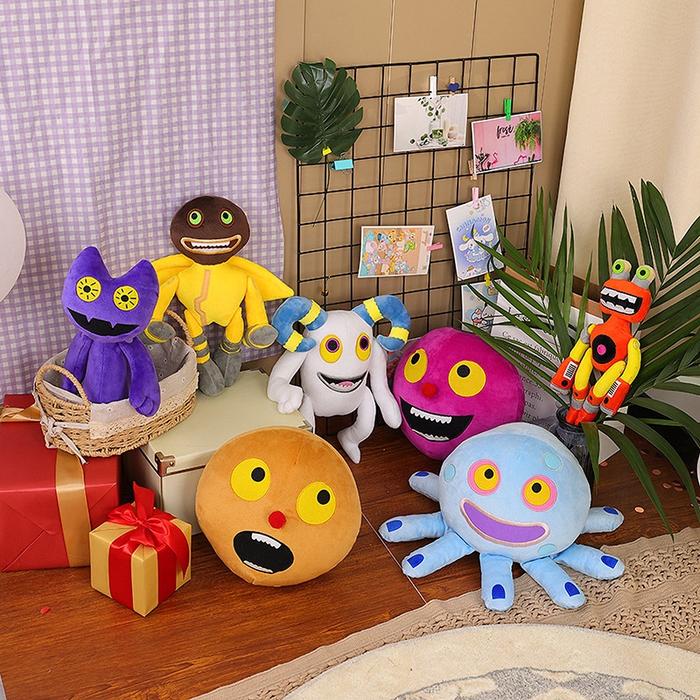 Gambar My Singing Monsters Plush Toy Concert Furcorn Horror Boneka Mainan Pop dari @Ratnasepatu undefined Tokopedia