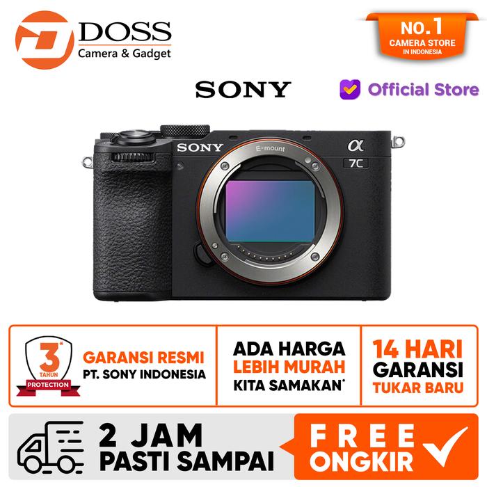 Gambar Sony Alpha A7C II Sony A7CII A7 C II Mirrorless Camera Body Only - Black dari Doss Surabaya undefined Tokopedia