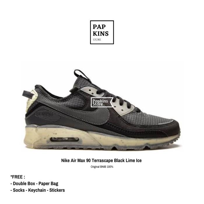 Jual sepatu nike air max 90 terrascape black lime ice bnib