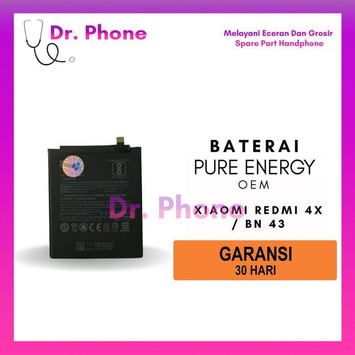 Gambar Baterai Xiaomi Redmi Note 4x Processor Snapdragon Baterai Xiaomi dari syafiyyur_jaya undefined Tokopedia