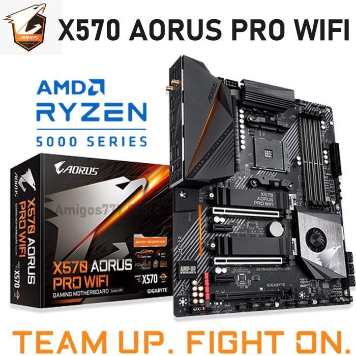 Amd Ryzen Gigabyte X570 Aorus Pro Wifi Jual Socket AM4 AMD X570