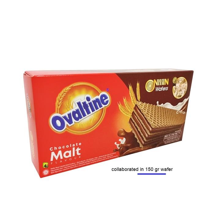 Gambar Nissin OVALTINE Wafer - Smooth Chocolate Malt Wafer - 150 gr dari Ghiyas2163 undefined Tokopedia