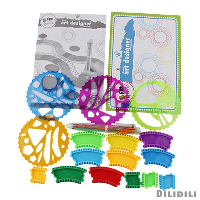 Gambar DIY Geometric Ruler Stencil Spiral Art Projects for School Supply dari nasip undefined Tokopedia